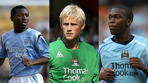 10 cầu thủ trưởng thành từ học viện Man City