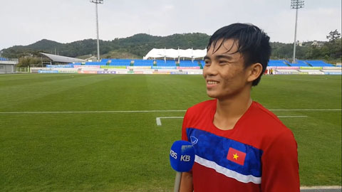 Lương Hoàng Nam trả lời kênh KBS của Hàn Quốc về mục tiêu của U20 Việt Nam