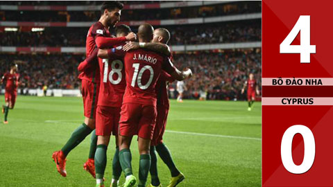 Bồ Đào Nha 4-0 Cyprus