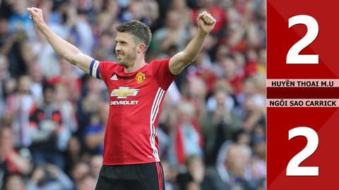 Huyền thoại M.U 2-2 Ngôi sao Carrick