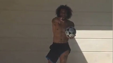 Marcelo thách Neymar tâng bóng bằng Rabona