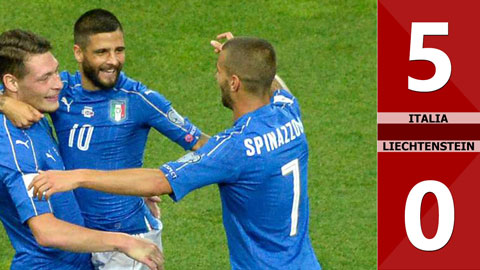 Italia 5-0 Liechtenstein