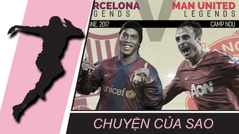 Chuyện của sao 13/6: Ronaldinho sẽ khoác áo Barca gặp Huyền thoại M.U