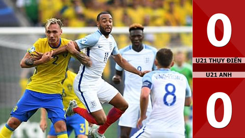 U21 Thụy Điển 0-0 U21 Anh
