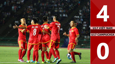 U17 Việt Nam 4-0 U17 Campuchia