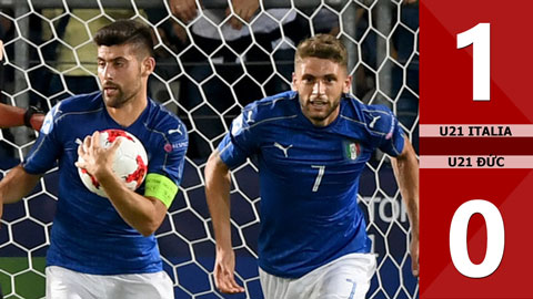 U21 Italia 1-0 U21 Đức