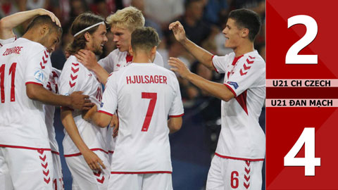 U21 CH Czech 2-4 U21 Đan Mạch
