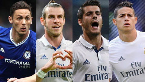 Đội hình trong mơ của M.U nếu có Bale, Morata, James và Matic