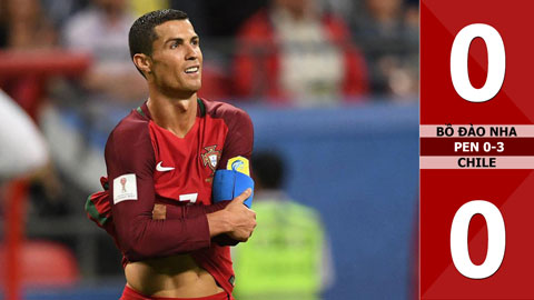 Bồ Đào Nha 0-0 Chile (pen: 0-3)