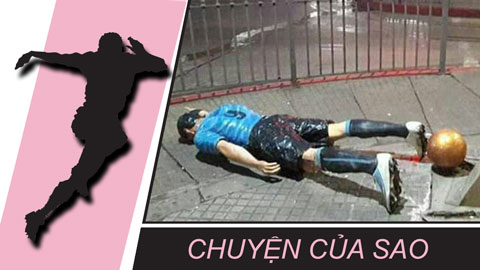 Chuyện của sao 3/7: Tượng Suarez bị đạp ngã sấp mặt