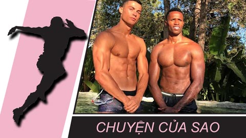 Chuyện của sao 4/7: Ronaldo lại gây sốc khi khoe body cạnh trai lạ