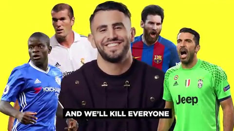 Zidane và Messi góp mặt trong ĐH 5 người Mahrez lựa chọn