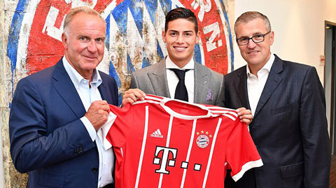 James Rodriguez ra mắt Bayern Munich