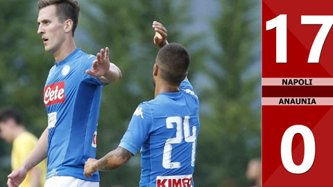 Napoli 17-0 Anaunia
