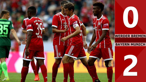 Werder Bremen 0-2 Bayern Munich