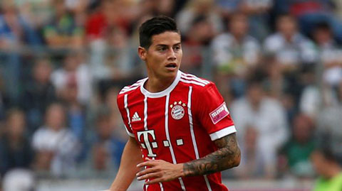 James Rodriguez thi đấu thế nào trong trận ra mắt Bayern?