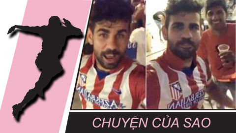 Chuyện của sao 17/7: Diego Costa mặc áo Atletico quay video gửi Conte