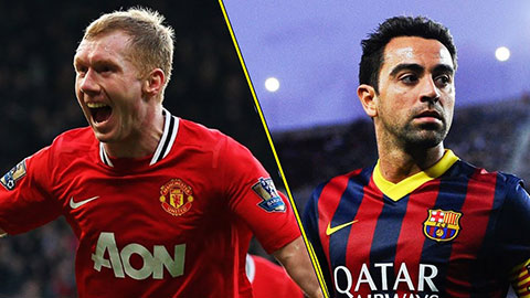 Paul Scholes vs Xavi: Những thiên tài chuyền bóng