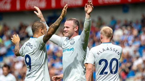 Rooney tiếp tục ghi bàn cho Everton