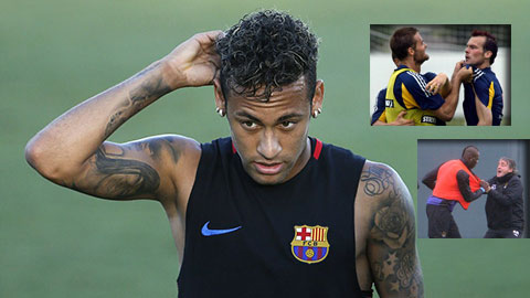 Những pha tẩn nhau trên sân tập giống Neymar