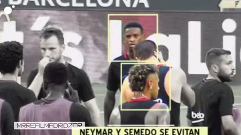 Neymar và Semedo phớt lờ nhau sau vụ ẩu đả