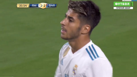 Asensio lập công sau đường phản công hoàn hảo của Real