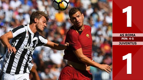 AS Roma 1-1 Juventus (pen: 4-5)