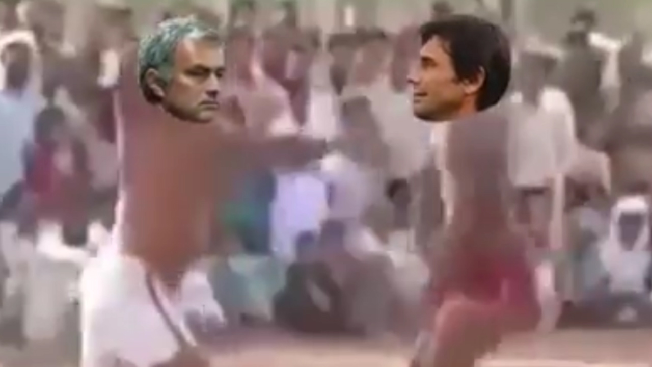 Mourinho và Conte đấu vật căng thẳng trên bãi biển