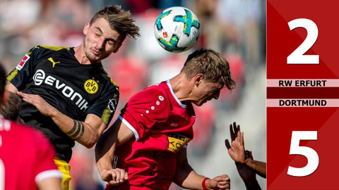 RW Erfurt 2-5 Dortmund