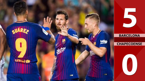 Barcelona 5-0 Chapecoense