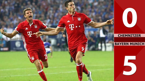 Chemnitzer 0-5 Bayern Munich