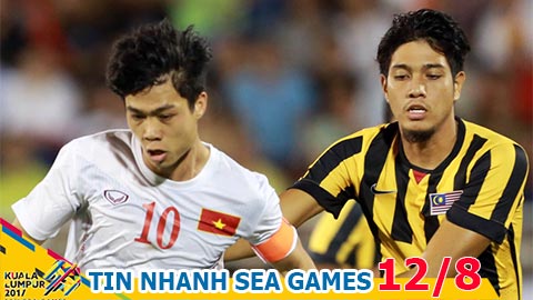 Tin nhanh SEA Games 12/8: HLV Malaysia lo Việt Nam phá thế chân kiềng 