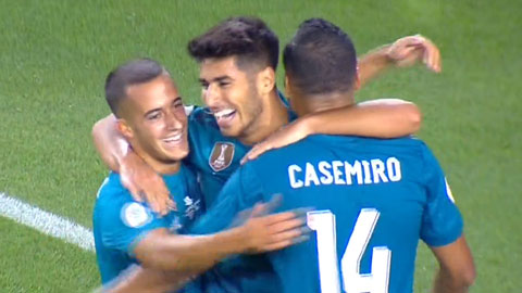 Asensio ghi bàn gia tăng cách biệt cho Real (Barca 1-3 Real)