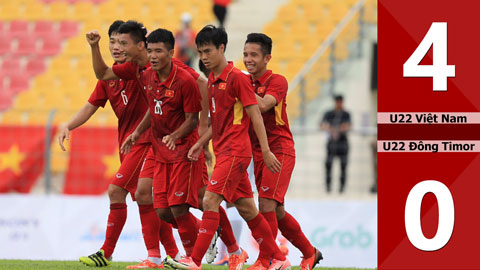 U22 Việt Nam 4-0 U22 Đông Timor