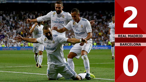 Real Madrid 2-0 Barcelona (chung cuộc: 5-1)