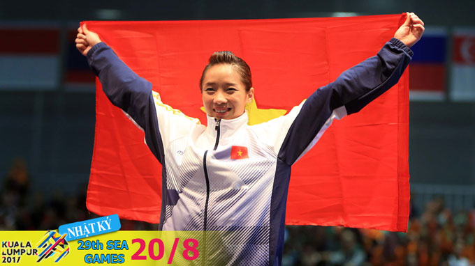 Nhật ký SEA Games 20/8: Wushu mở hàng Vàng cho đoàn Việt Nam