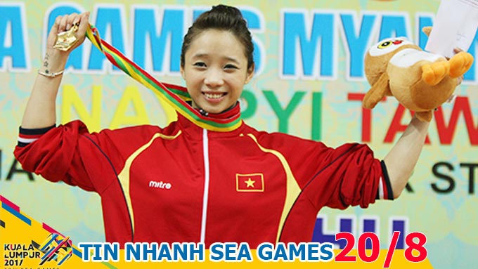 Tin nhanh SEA Games 20/8: Hôm nay, Việt Nam hứa hẹn giành nhiều HCV