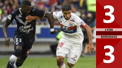 Lyon 3-3 Bordeaux