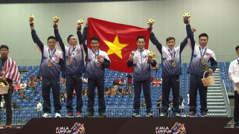 TDDC đồng đội nam giành thêm Vàng vào cuối ngày