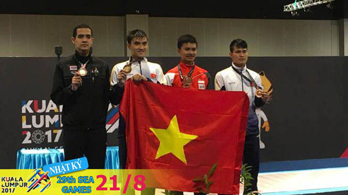 Nhật ký SEA Games 21/8: Việt Nam tạm vượt mặt Thái Lan vào top 3 toàn đoàn