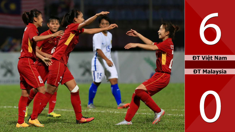 Nữ Việt Nam 6-0 Nữ Malaysia