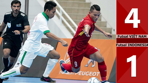 Futsal Việt Nam 4-1 Futsal Indonesia