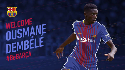 Dembele sẽ đá ở vị trí nào trong đội hình Barca? 