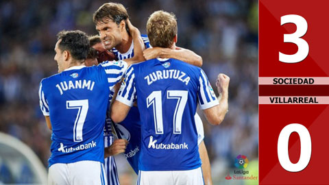 Real Sociedad 3-0 Villarreal