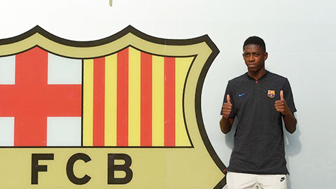 Dembele ra mắt Barcelona