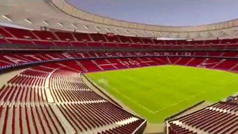 Khám phá sân mới hoành tráng của Atletico