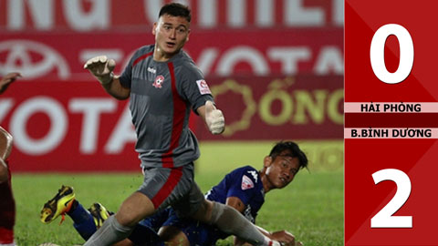 Hải Phòng 0-2 B.Bình Dương