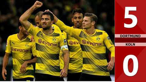 Dortmund 5-0 Cologne