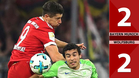 Bayern Munich 2-2 Wolfsburg