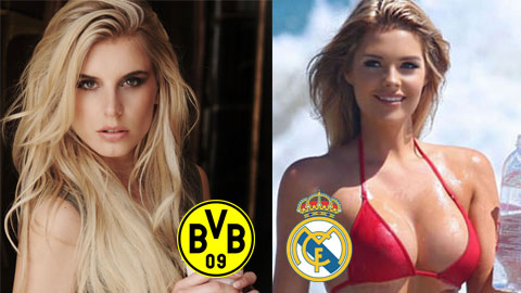 Màn đọ sắc giữa WAGs Dortmund - Real Madrid